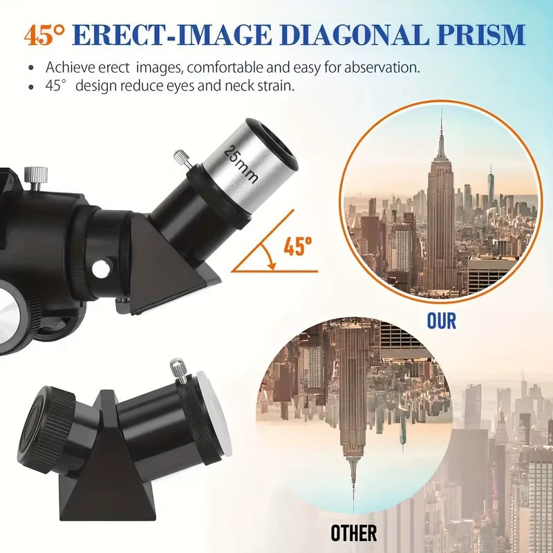 80600 Professional Astronomical Telescope 180X Monocular 80MM Large-Aperture for Stargazing Bird Watching Moon Nebula
