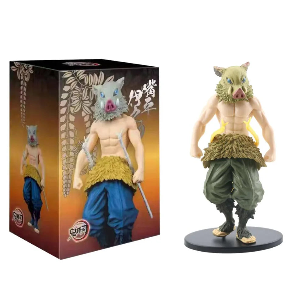 Anime Demon Slayer Kimetsu No Yaiba Figure Kamado Tanjirou Action Figure Agatsuma Zenitsu Nezuko Warrior PVC Model Toys