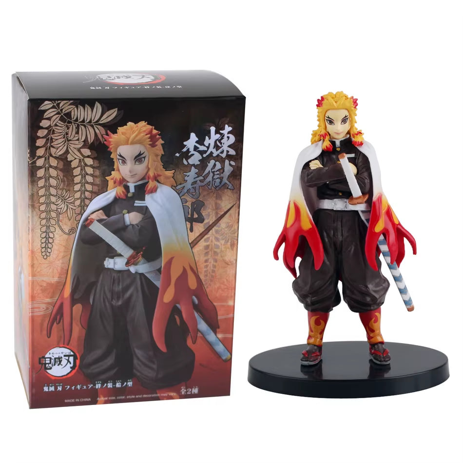 Anime Demon Slayer Kimetsu No Yaiba Figure Kamado Tanjirou Action Figure Agatsuma Zenitsu Nezuko Warrior PVC Model Toys