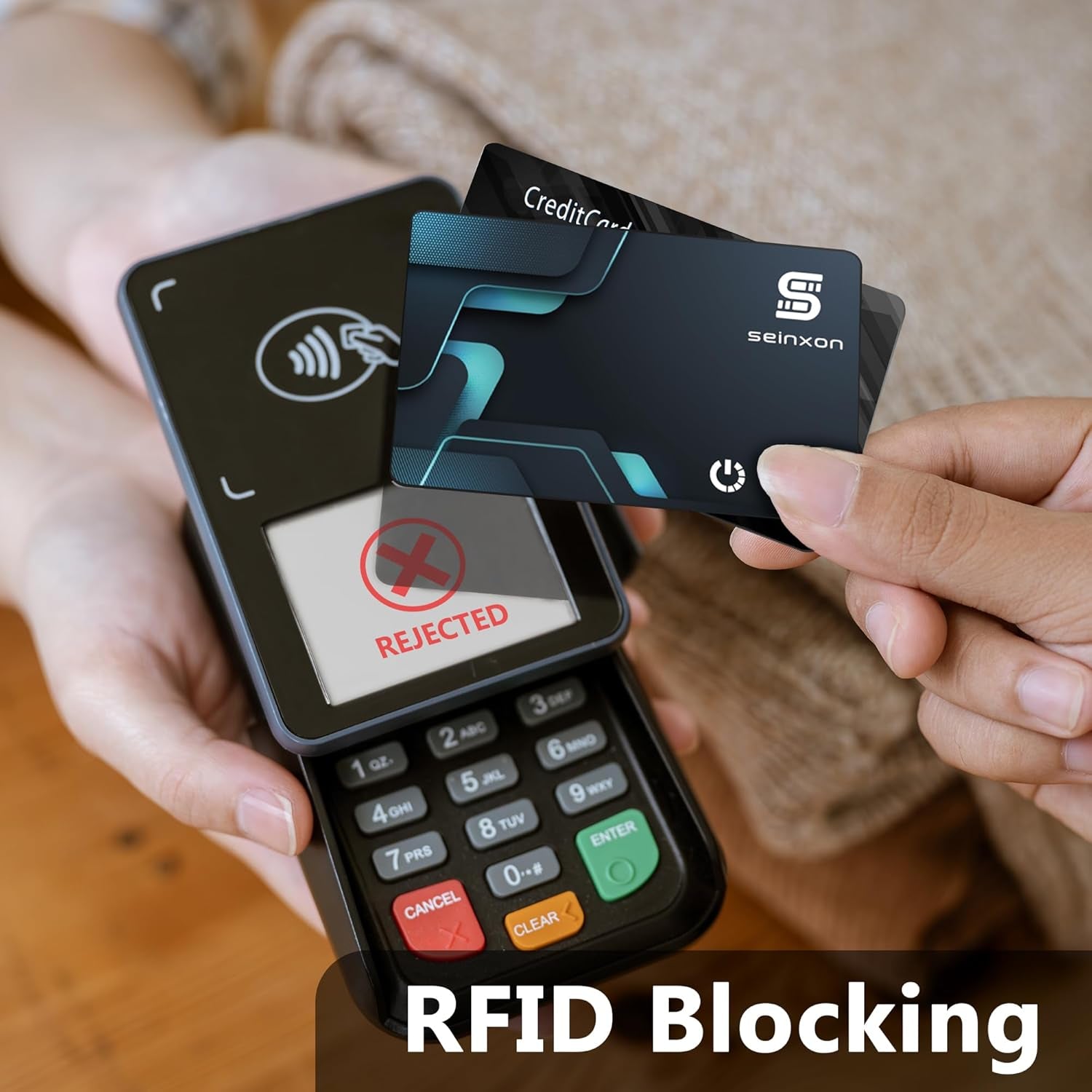 Wallet Finder RFID Blocking Card Rechargeable IP68 Item Tracker Works with Apple, Find My App and Network with Charging Cable 2024 (Ios Only) Ultra