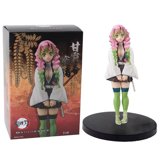 Anime Demon Slayer Kimetsu No Yaiba Figure Kamado Tanjirou Action Figure Agatsuma Zenitsu Nezuko Warrior PVC Model Toys