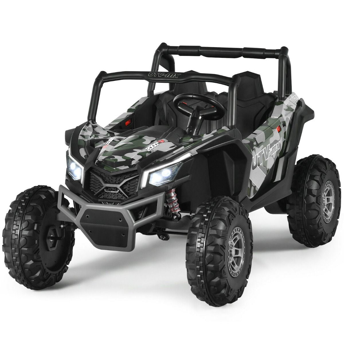12V Electric Car with Music Remote Control and 2 Seats for Kids