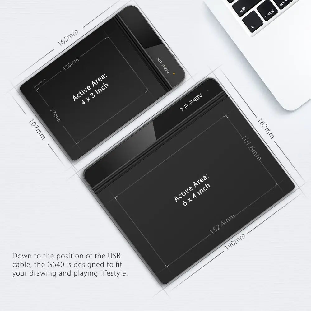 Star G640 6.5X4 Inch Graphic Drawing Tablet Design Battery Free 8192 Levels 266 RPS for Game OSU Windows Mac Chromebook