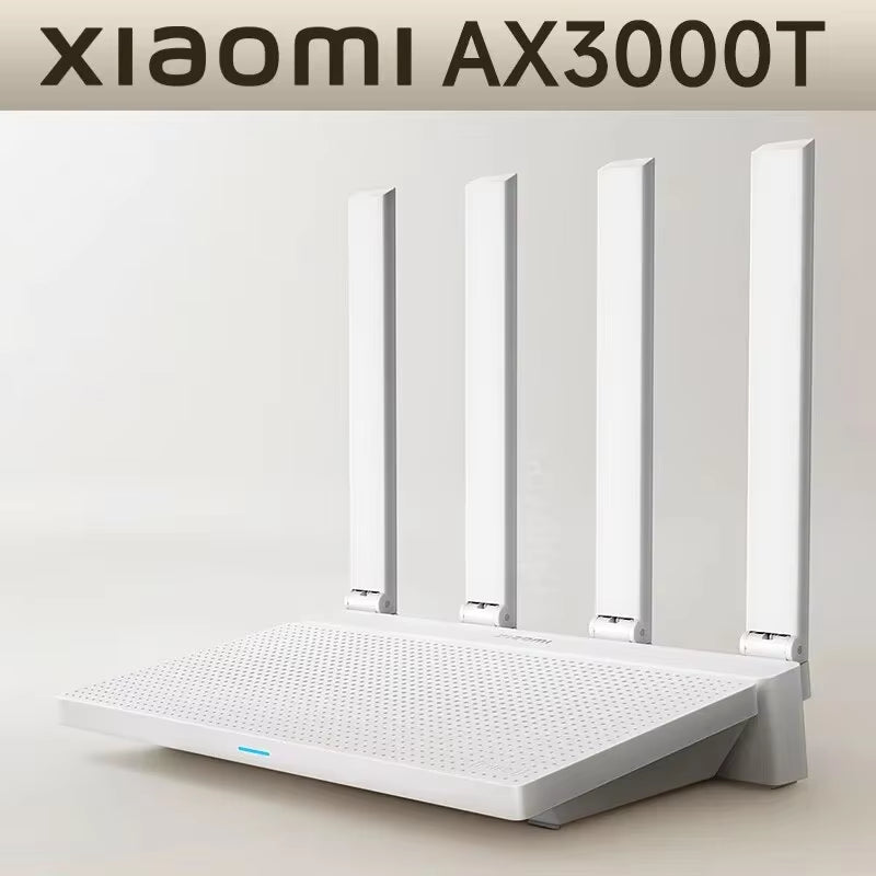 2024 NEW Original  AX3000T Router 2.4Ghz 5Ghz 1.3Ghz CPU 2X2 160Mhz WAN LAN LED NFC Connection for Home Office Games Mi