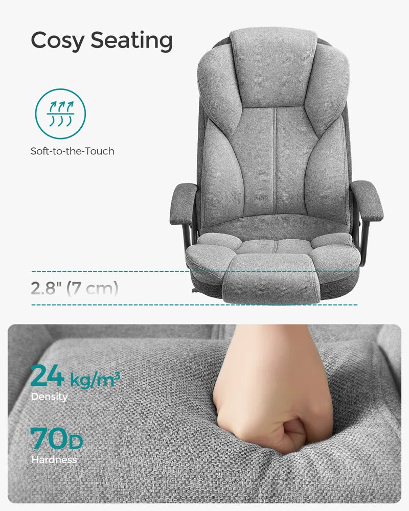 Executive Office Chair, Desk Chair, Gaming Chair with Armrests, Computer Chair, Adjustable Height
